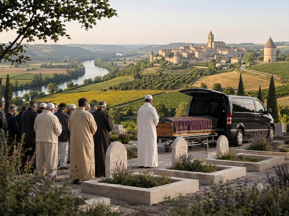 Organisation d’un enterrement musulman en France